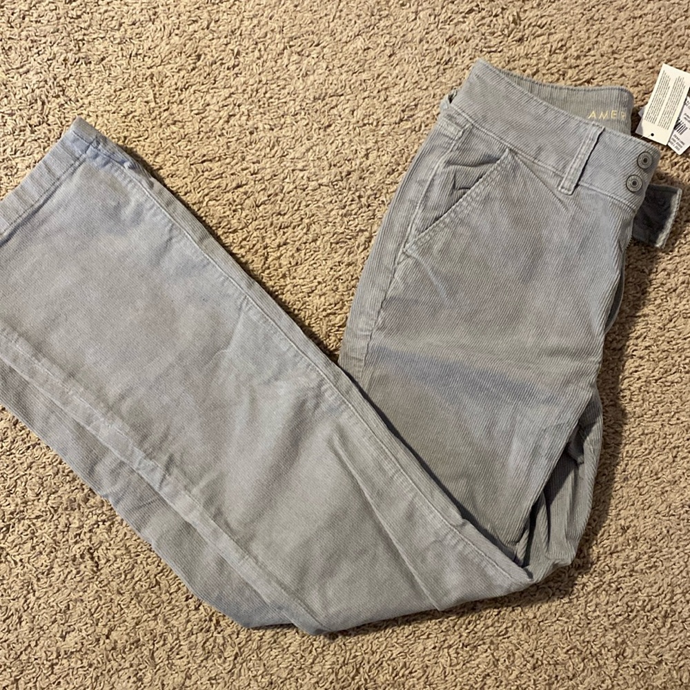 American eagle size 8 high rise kick boot 29w stretch corduroy